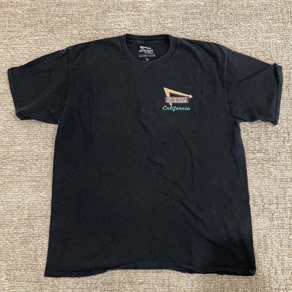 In-N-Out California Black T Shirt
